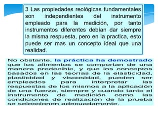 Reología principios básicos