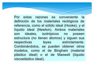 Reología principios básicos