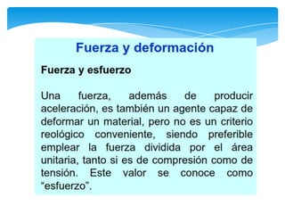 Reología principios básicos