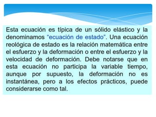 Reología principios básicos