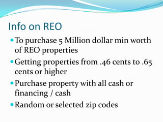 Reo Properties Indianapolis