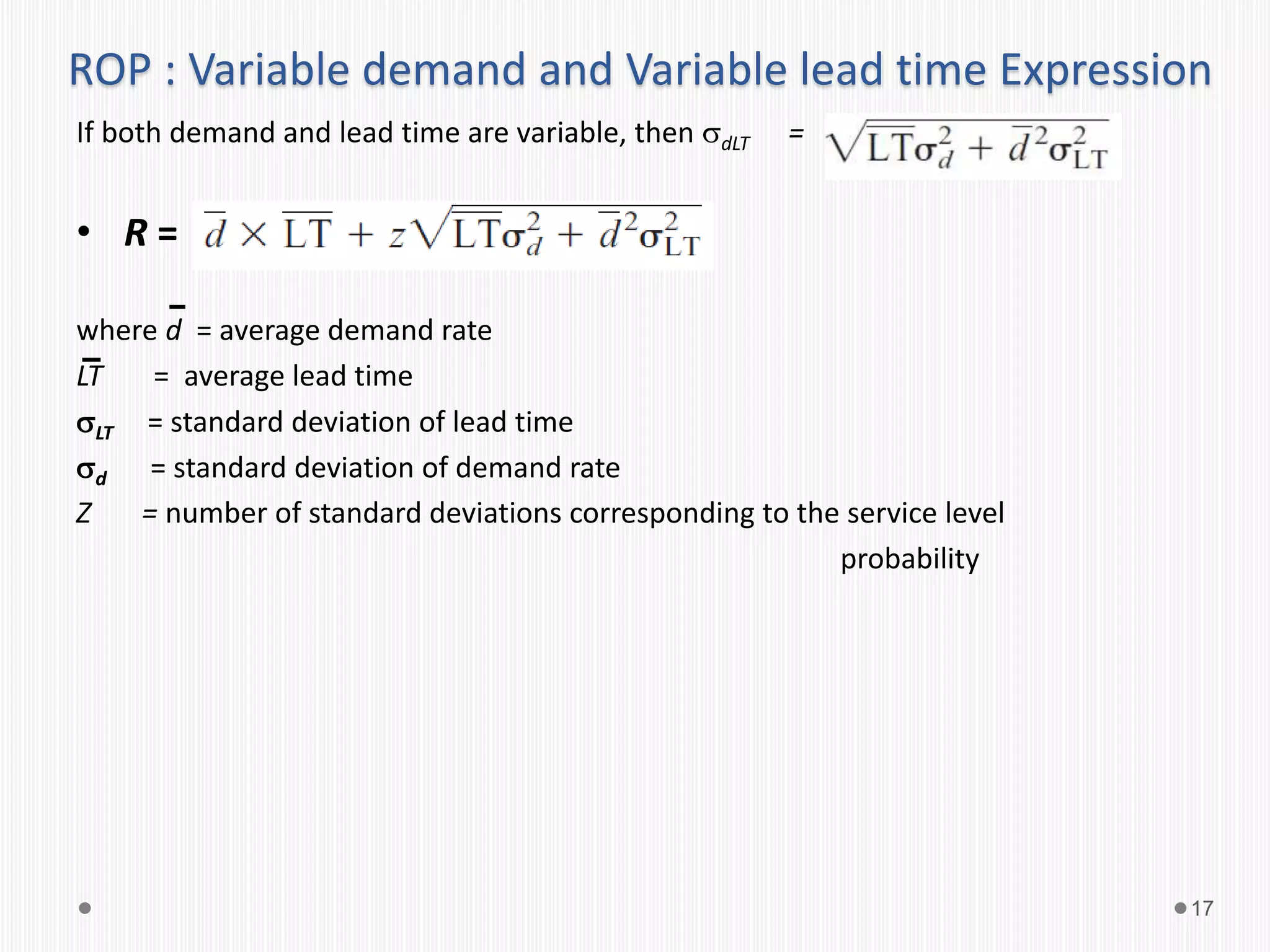 Reorder point | PPTX