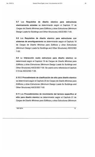 No. 27927-A Gaceta Oficial Digital, lunes 14 de diciembre de 2015 26
 