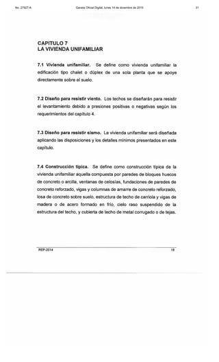 No. 27927-A Gaceta Oficial Digital, lunes 14 de diciembre de 2015 31
 