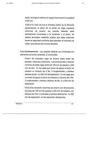 No. 27927-A Gaceta Oficial Digital, lunes 14 de diciembre de 2015 34
 
