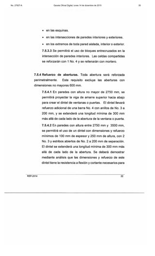 No. 27927-A Gaceta Oficial Digital, lunes 14 de diciembre de 2015 35
 