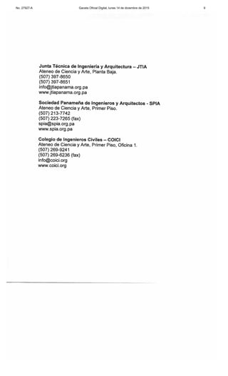 No. 27927-A Gaceta Oficial Digital, lunes 14 de diciembre de 2015 9
 