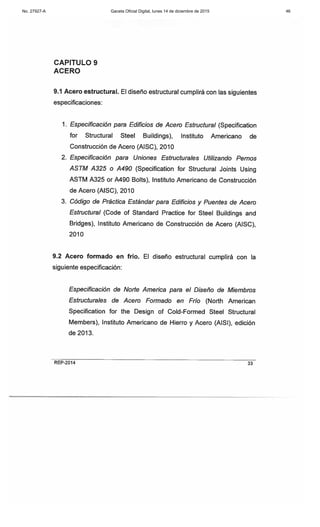 No. 27927-A Gaceta Oficial Digital, lunes 14 de diciembre de 2015 46
 