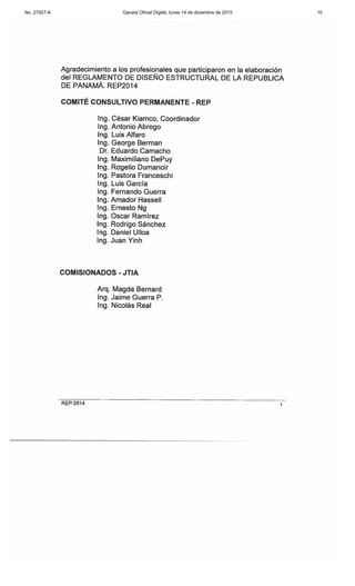 No. 27927-A Gaceta Oficial Digital, lunes 14 de diciembre de 2015 10
 