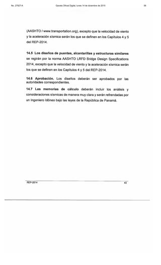 No. 27927-A Gaceta Oficial Digital, lunes 14 de diciembre de 2015 56
 