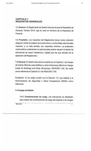 No. 27927-A Gaceta Oficial Digital, lunes 14 de diciembre de 2015 14
 