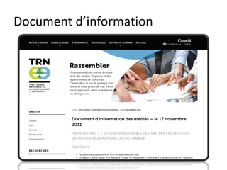 Document d’information
 