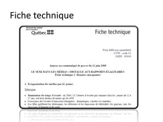Fiche technique
 