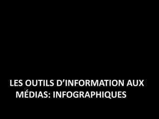 LES OUTILS D’INFORMATION AUX
 MÉDIAS: INFOGRAPHIQUES
 