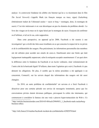 Facebook et la falsification de la réalité