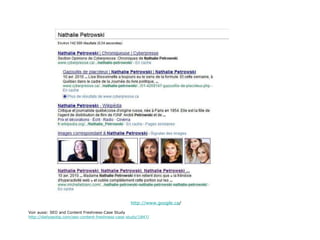 http://www.google.ca / Voir aussi: SEO and Content Freshness-Case Study http://dailyseotip.com/seo-content-freshness-case-study/1847/ 