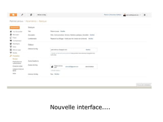 Nouvelle interface.... 