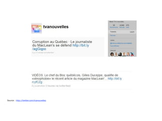 Source : http://twitter.com/tvanouvelles
 