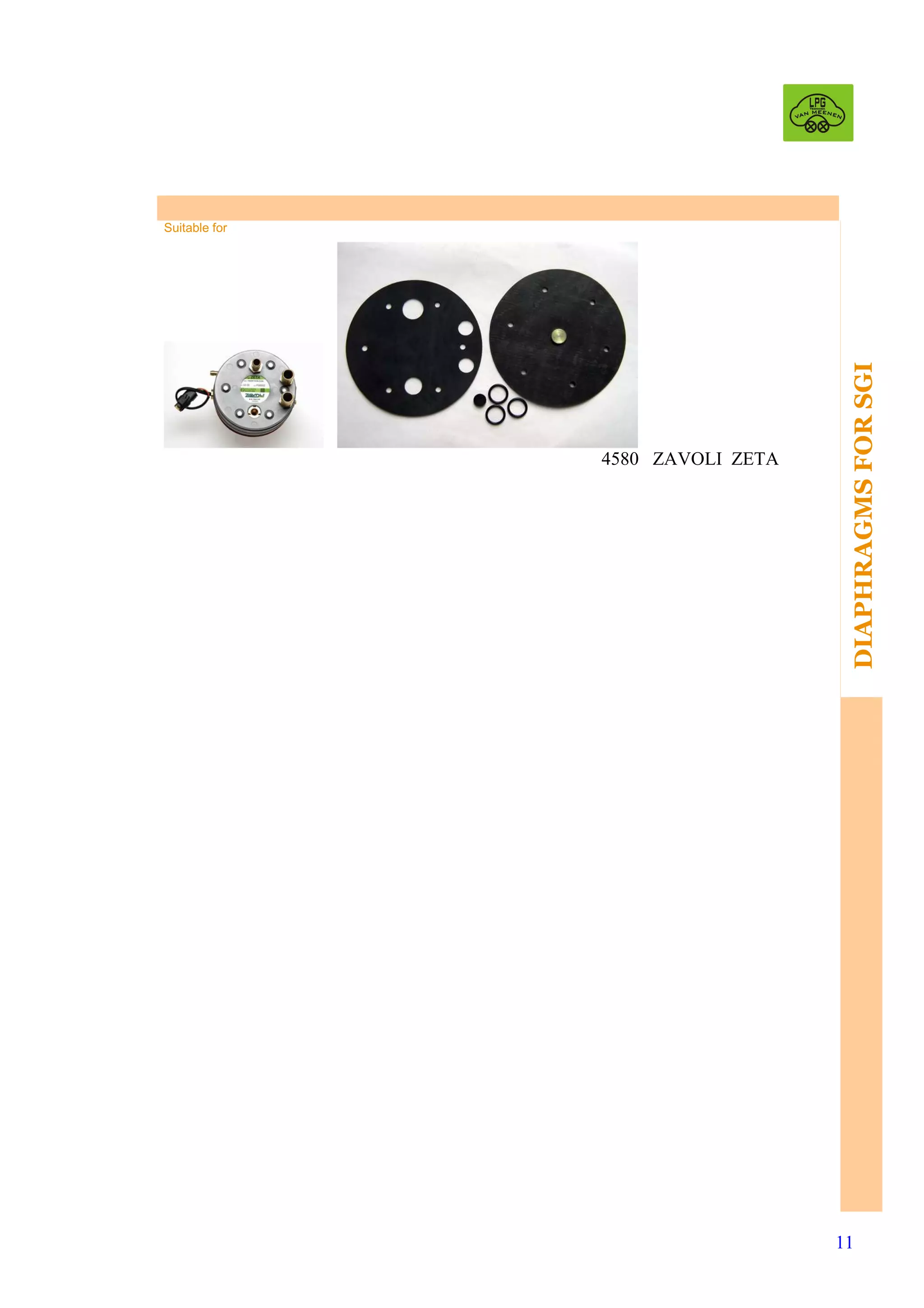 Repair kits for LPG reducers | PDF