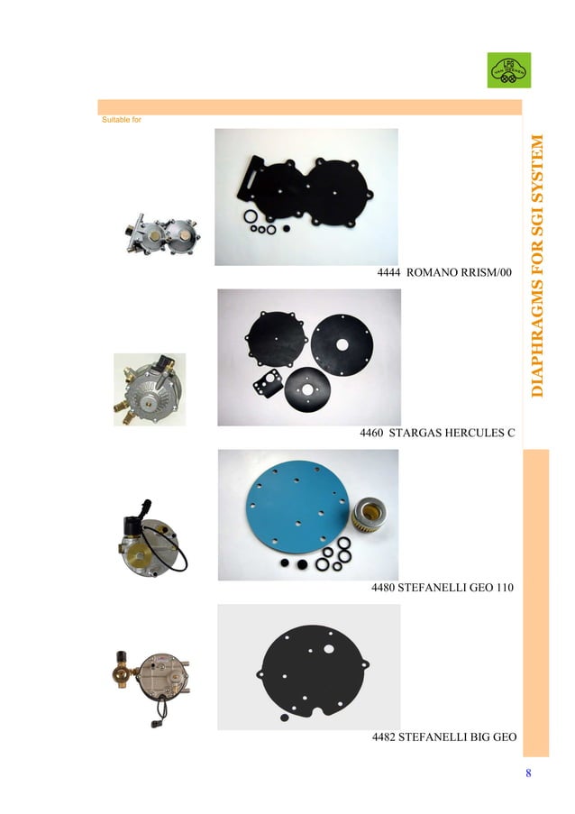 Repair kits for LPG reducers | PDF