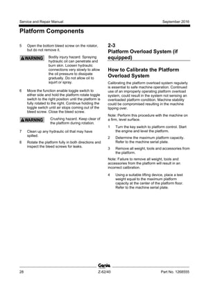 Repair Genie Z62 40 Repair Genie Z62 40