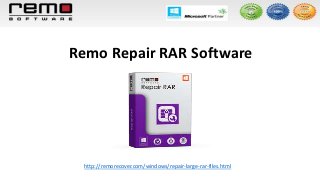 Remo Repair RAR Software
http://remorecover.com/windows/repair-large-rar-files.html
 