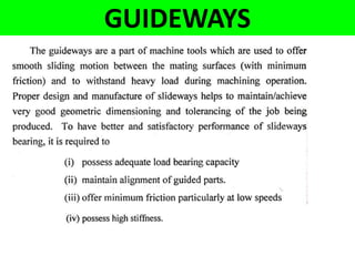 GUIDEWAYS
 