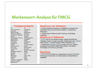 Markenwert-Analyse für FMCG

                        U1




              U1
                                        U2
                                  U3
                             U4




                   U5              U1




                                             31
 