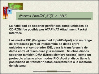 Atapi Interface reparacion-de-computadoras-partes.ppt