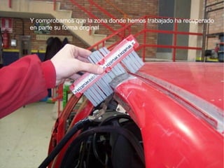 Y comprobamos que la zona donde hemos trabajado ha recuperado en parte su forma original 