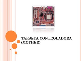TARJETA CONTROLADORA
(MOTHER)
 