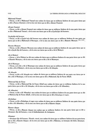 Repartimiento de tierra de Almogia