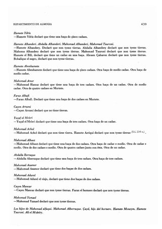 Repartimiento de tierra de Almogia