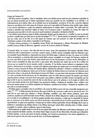 Repartimiento de tierra de Almogia