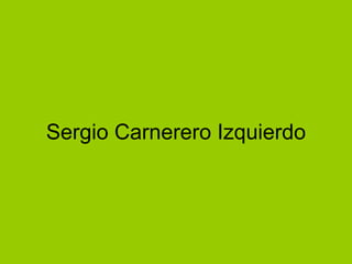 Sergio Carnerero Izquierdo 