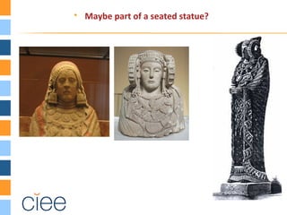  Maybe part of a seated statue?
 