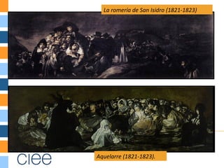 Aquelarre (1821-1823).
La romería de San Isidro (1821-1823)
 