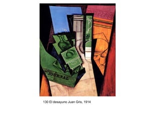130 El desayuno Juan Gris, 1914
 