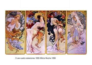 3 Las cuatro estaciones 1895 Alfons Mucha 1896
 