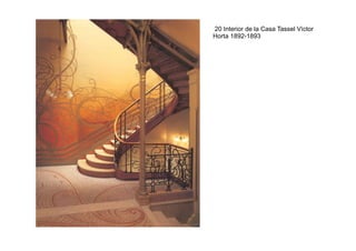 20 Interior de la Casa Tassel Víctor
Horta 1892-1893
 