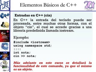 Repaso del lenguaje C++ | PPT