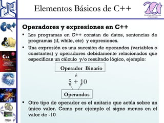 Repaso del lenguaje C++ | PPT