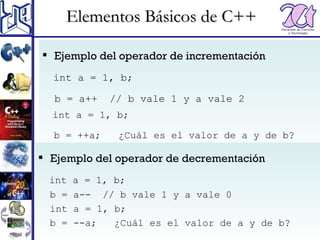 Repaso del lenguaje C++ | PPT