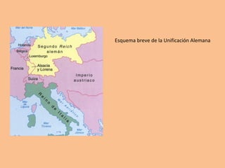 Esquema breve de la Unificación Alemana 
 