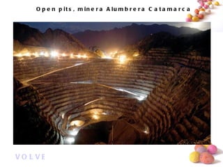 Open pits, minera Alumbrera Catamarca VOLVER 