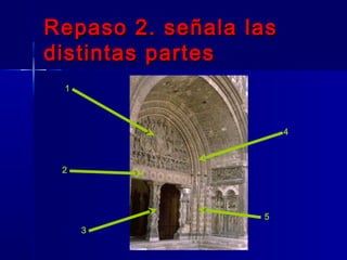 Repaso 2. señala lasRepaso 2. señala las
distintas partesdistintas partes
1
2
3
4
5
 