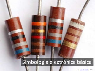 Simbología electrónica básica por stevelodefink en Flickr 