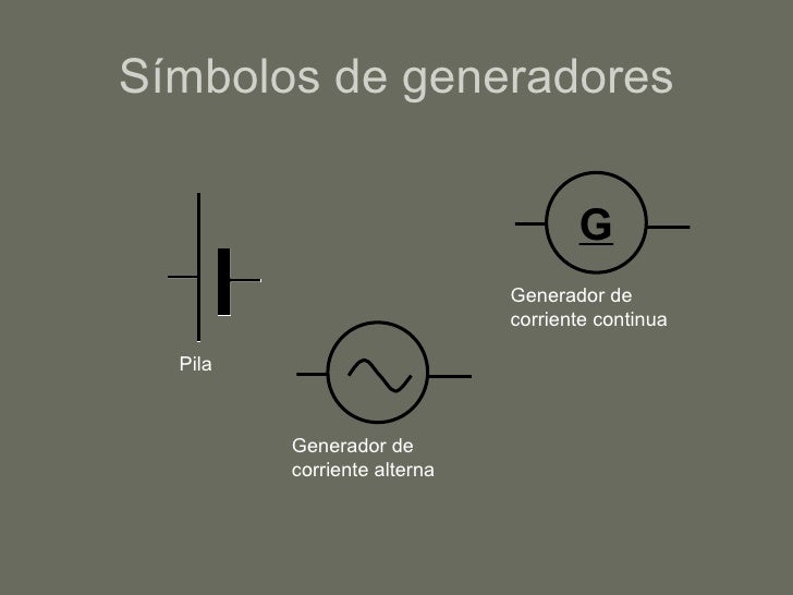 Símbolo vía electrica
