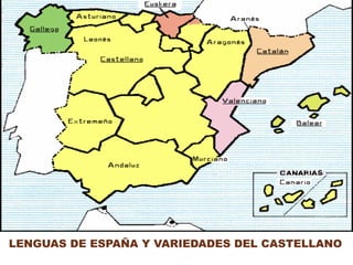 LENGUAS DE ESPAÑA Y VARIEDADES DEL CASTELLANO
 