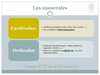 Los numerales
 